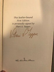 Shadow's End by Sheri Tepper SIGNED Sci Fi Series Easton Press 