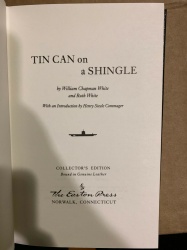 Tin Can on a Shingle by William Chapman White Nautical Easton Press 
