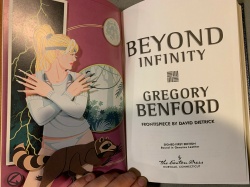 Beyond Infinity - Gregory Benford SIGNED Sci Fi 1st Edit Easton Press