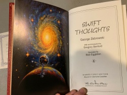 Swift Thoughts - George Zebrowski SIGNED Sci Fi 1st Edit Easton Pess 