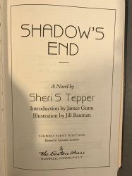 Shadow's End by Sheri Tepper SIGNED Sci Fi Series Easton Press 