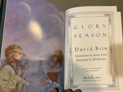 Glory Season - David Brin SIGNED Sci Fi 1st Edition Easton Pess