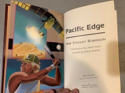 Pacific Edge - Kim Stanley Robinson SIGNED Sci Fi 1st Edition Easton Pess 