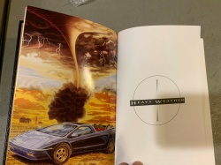 Heavy Weather - Bruce Sterling SIGNED Sci Fi 1st Edit Easton Press