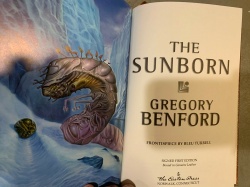 Sunborn - Gregory Benford SIGNED Sci Fi 1st Edition w/ COA Easton Pess 