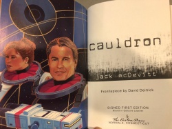Cauldron by Jack McDevitt SIGNED 1st Edition w/ COA Sci Fi Easton Press 