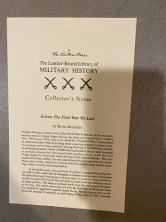 Korea - The First War We Lost by Bevin Alexander Military Easton Press 