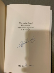 Rider at the Gate - C. J. Cherryh SIGNED 1st Edition Sci Fi Easton Press 